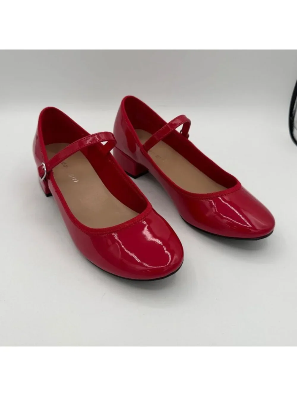 Madden Girl Tutuu block-heel Mary Jane flats red patent finish size 7.5M - Picture 5 of 9